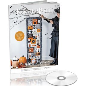 Kimberbell Pumpkins & Potions Ladder Quilt - Machine Embroidery Design CD, Quilting, Embroidery Patterns, Halloween Designs