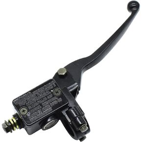 Right Brake Master Cylinder Lever Compatible with Taotao Sunl 50cc 110cc 125cc Polaris Outlaw 525 Roketa Taotao Kazuma Eton Baja Honda 250R ATV ATC 4 Wheeler Dirt Bike Parts (Black)