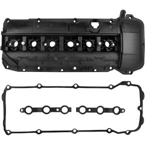 BOXI Engine Valve Cover w/Gasket Fits for BMW E46 E39 320i 325i 525i X3 X5 Z4 2.5L 3.0L 2002 2003 2004 2005 2006 | Replace OE# 1127512840 11127512839 15-33077-02 11120030496