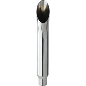 Chrome Stack 6Inch (reduce to 5inch OD), 36inch Length, Curved