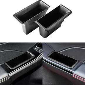 TACOBRO Front Row Door Handle Organizer for Ford Escape 2020-2024 2025 Accessories, Escape Door Storage Pocket Insert Tray on The Driver and Front Passenger Side (2 Pcs)