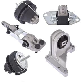 labwork 5PCS Engine Motor Mount Torque Rod Stabilizer Kit Replacement for Volvo V70 XC90 XC70 S60 30778951 30680750 30680770 30748811