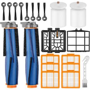 Replacement Parts for Shark AV2501AE RV2502AE AV2501S AV2511AE RV2610WA AV2610WA AI Robot Vacuum Accessories Kit with Main Roller Brush Filters Pre-Filter Black Filter Foam Filter Sweep Side Brushes in Kuwait