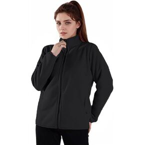 Joe Wenko Women's Soft Sherpa Lined Full-Zip Polar Fleece Jacket