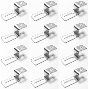 (12 Pack) 1/2" Offset Clips with Adjustable Leg