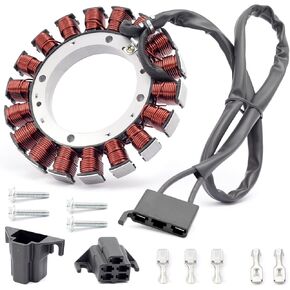 2808502-S Complete Magneto Stator with Connectors 25AMP Compatible with Kohler M18 M20 CH11S CH13GS CH13ST Engine Replace 2808502S/ 28-085-02-S/ 2808502/2575507-S/ 2508505/1208502-S