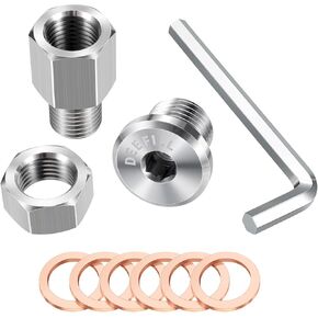 Universal Transmission Drain Plug w/Magnetic Piggyback Drain Plug Stainless Steel M14*1.5