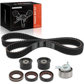A-Premium Engine Timing Belt Kit Compatible with Chevrolet LUV 1998 & Isuzu Amigo 1998-2000, Rodeo 1998-2003, Rodeo Sport 2001-2003 - 2.2L