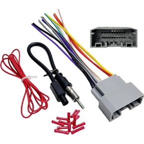 Car Stereo Wiring Harness Compatible with 2006-2016 Dodge, 2008-2016 Jeep, 2004-2016 Chrysler Models, Radio Wire with Antenna Adapter Connector in Kuwait