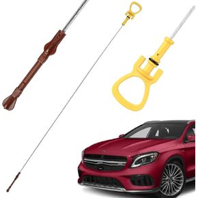 Oil Dipstick Compatible with Mercedes-Benz CLA250 GLA250 2014-2020 | GLA45 AMG 2015-2019 Replacement Measuring Rod Dip Stick Checking Oil Level 2700104101