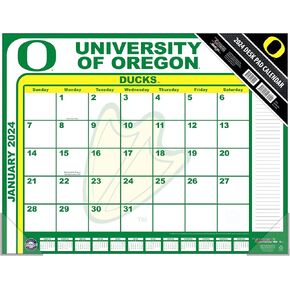 TURNER SPORTS Oregon Ducks 2025 22x17 Desk Calendar (25998061495)