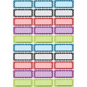 Ashley Productions Dots Pattern Magnetic Small Nameplates
