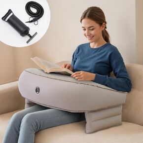 وسادة ألعاب TOPSKY للدوران، وسادة مكتب ناعمة قابلة للنفخ للبالغين والأطفال للقراءة والعمل والألعاب والجلوس على السرير أو الأريكة (كبيرة) in Kuwait