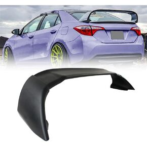 Rear Trunk Spoiler Wing Black JDM Big Stand-Up Style Replacement for 2014 2015 2016 2017 2018 2019 2020 Corolla