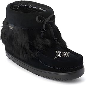MANITOBAH WP Keewatin Suede Mukluk Womens Black L08