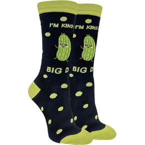 Funny Pickle Socks Fashion Novelty Pickle Gifts Socks Give It to Men Women Casual Socks