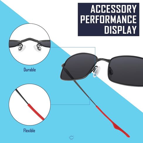SAUCER Replacement Rubber Earsocks Temple Sleeve for Oakley Keel | Keel Blade | Wingback | Wingback SQ Sunglasses in Kuwait