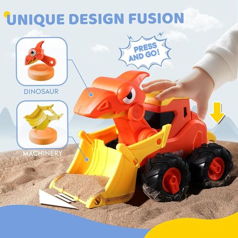 4 PCS Inertia Animal Car for 1 Year Old Boy and Girl|Toddler Toys Age 1-2|1 Year Old Boy Gifts for 1st Birthday|Baby Toys 12-18 Months in Saudi Arabia
