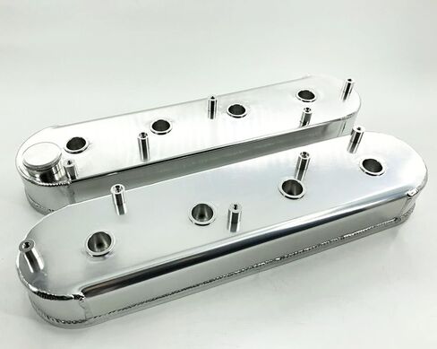 LS1 LS6 غطاء الصمام المصنوع من الألومنيوم + حامل الملف فضي، فضي in Kuwait