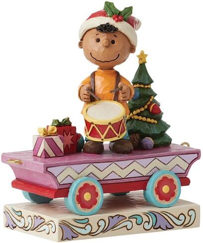 Enesco Peanuts by Jim Shore Franklin Train CarFigurine, 4.75 Inch, Multicolor in Saudi Arabia