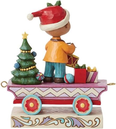 Enesco Peanuts by Jim Shore Franklin Train CarFigurine, 4.75 Inch, Multicolor in Saudi Arabia