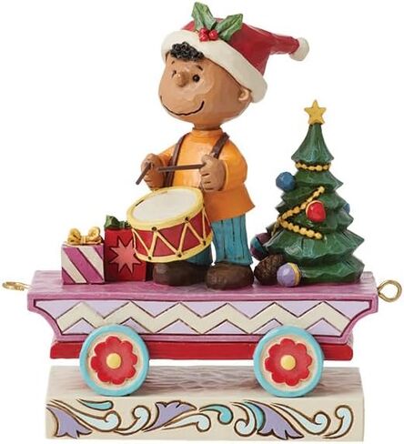 Enesco Peanuts by Jim Shore Franklin Train CarFigurine, 4.75 Inch, Multicolor in Saudi Arabia