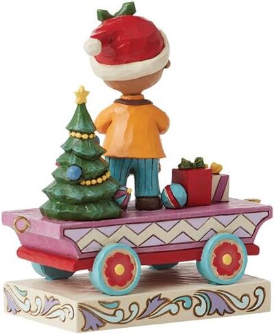 Enesco Peanuts by Jim Shore Franklin Train CarFigurine, 4.75 Inch, Multicolor in Saudi Arabia