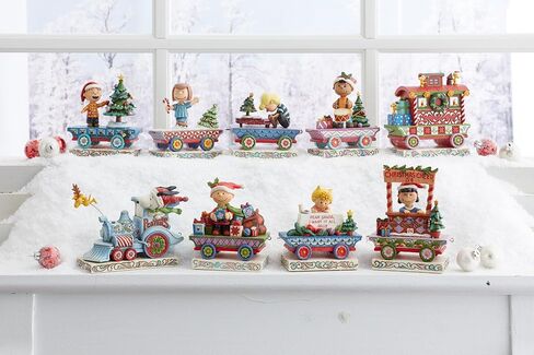 Enesco Peanuts by Jim Shore Franklin Train CarFigurine, 4.75 Inch, Multicolor in Saudi Arabia