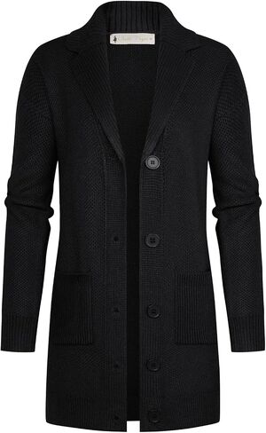 Belle Poque Womens Open Front Cable Knit Cardigan Sweaters 2024 Fall Long Sleeve Button Down Chunky Outwear with Pockets in Saudi Arabia