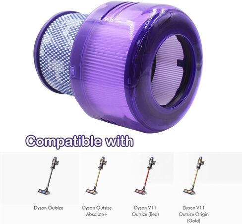 Replacement Filter Compatible with Dyson Outsize,V11 Outsize,V11 Outsize Origin,Outsize Absolute+ Vacuums.Compare to Part 970422-01 (2pcs) in Kuwait