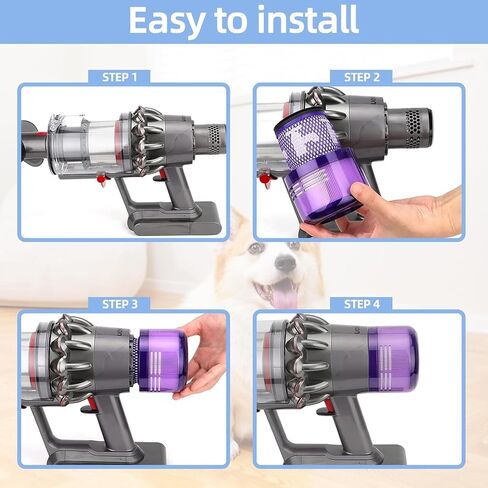 Replacement Filter Compatible with Dyson Outsize,V11 Outsize,V11 Outsize Origin,Outsize Absolute+ Vacuums.Compare to Part 970422-01 (2pcs) in Kuwait