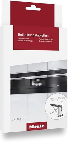 Miele Original Descaling Tablets with Moisture Plus, for Coffee Machines, Steam Ovens, FashionMaster, and Ovens/Ranges with Moisture Plus, Pack of 6 in Saudi Arabia