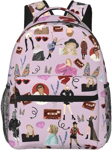 Daily Backpack Large Capacity School bag Laptop backpack for Music Fans Travel Casual Daypack for Men And Women in Saudi Arabia
