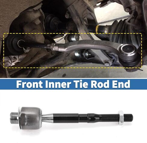 X AUTOHAUX 2 Pcs Front Inner Tie Rod Ends Kit Suspension Steering Tie Rod End for Acura TLX 2015-2017 2.4L for Honda Accord 2013-2017 2.4L Drag Link in Saudi Arabia