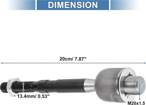 X AUTOHAUX 2 Pcs Front Inner Tie Rod Ends Kit Suspension Steering Tie Rod End for Acura TLX 2015-2017 2.4L for Honda Accord 2013-2017 2.4L Drag Link in Saudi Arabia