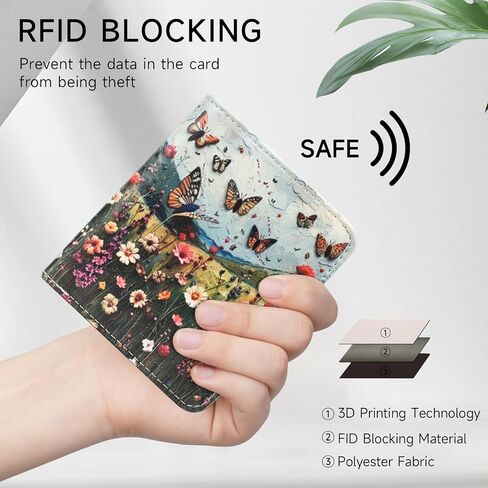 MEITRUE Slim Small Wallet for Women RFID Womens Wallet Leather ID Credit Card Holder whit Zipper Coin Pocket Bifold Compact Wallet in Saudi Arabia