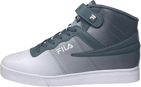 أحذية رياضية أنيقة لكرة السلة للرجال من Fila Vulc 13، دعم بشريط للكاحل عالي الجودة (أبيض/بهتان تذكاري/أبيض، 10) in Saudi Arabia