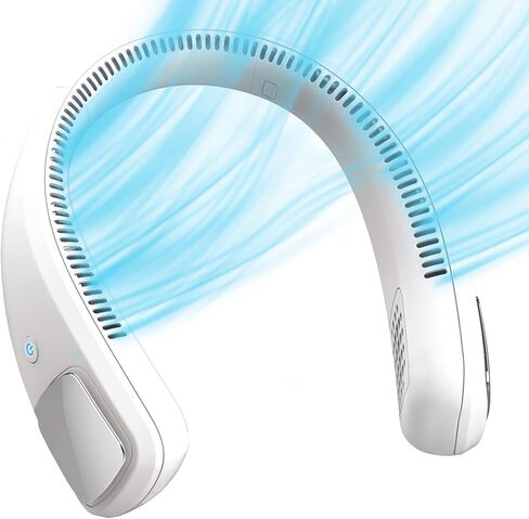 Arctic Air Freedom Ultra Neck Fan, Wearable 3-Speed Neck Cooler, Small Fan for Outdoor & Indoor Use, USB-Rechargeable Fan with 6-Hour Battery Life, Lightweight & Compact in Saudi Arabia