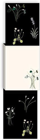 Punch Studio Kelly Green Delicate Floral Black Tiny Pocket Notepad (43979) in Saudi Arabia