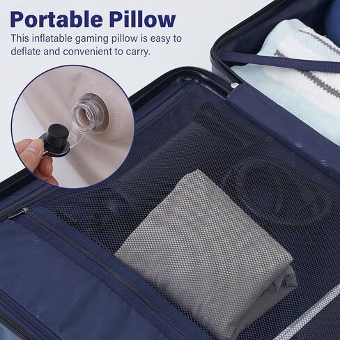 وسادة ألعاب TOPSKY للدوران، وسادة مكتب ناعمة قابلة للنفخ للبالغين والأطفال للقراءة والعمل والألعاب والجلوس على السرير أو الأريكة (كبيرة) in Kuwait