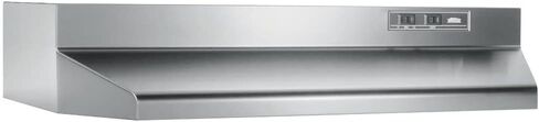 Broan-NuTone Economy 30-inch Under-Cabinet Easy Install Range Hood with 2-Speed Exhaust Fan and Light, 230 Max Blower CFM, White in Kuwait