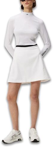 2024 J.Lindeberg تنورة جولف نسائية Themba بيضاء صغيرة in Kuwait