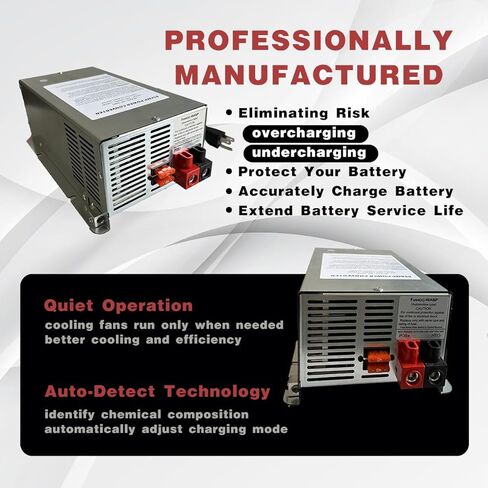 محول طاقة WF-9865-AD-CB RV محدث، WF-9865 مع مفتاح ليثيوم أيون، بديل لسلسلة WF-9800، مع مخرج تيار مستمر 65 أمبير، حامل على سطح السفينة، لمقطورة Camper RV in Saudi Arabia