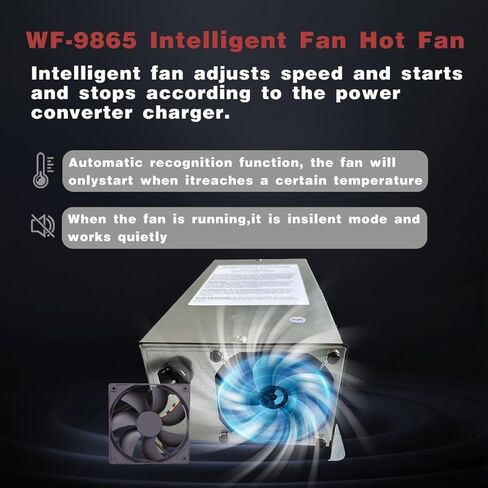 محول طاقة WF-9865-AD-CB RV محدث، WF-9865 مع مفتاح ليثيوم أيون، بديل لسلسلة WF-9800، مع مخرج تيار مستمر 65 أمبير، حامل على سطح السفينة، لمقطورة Camper RV in Saudi Arabia