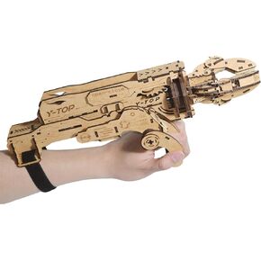 Suerte 3D Wooden Assembled Robotic Arm Mechanical Engineering Kit Cyborg Hand Wooden Building Kits DIY Kits for Adults Men Easter Gifts for Boys Robotic Arm Gift