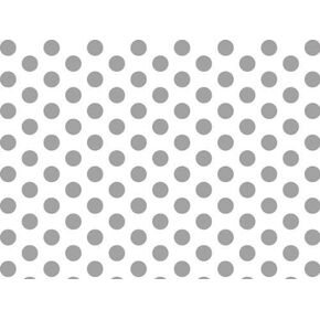 Silver and White Polka Dots Tissue Paper 20 Inch X 30 Inch - 24 XL Sheets-Flexicore Packaging®