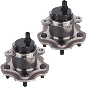 Pair 512372 Rear Wheel Hub & Bearing Assembly Fit for 10-12 Lexus HS250h, 15-2017 NX200t, 18-2021 NX300, 15-2016 NX300h, 2016 Scion IM, 2011-2016 TC, 17-2018 Toyota Corolla IM, 06-2018 RAV4
