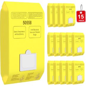 45 Pack 5055 Type C/Q Vacuum Cleaner Bags Replacement for Kenmore Canister Type C/Q 5055,50558,50555,50557,Panasonic Type C-5 Canister Vacuum Cleaner