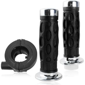 Throttle Twist Handle Grip Set for GY6 50cc 80cc 90cc 110cc 125cc 150cc 4-stroke Engine ATV Quad Scooter Go Kart Moped Motorcycle Pit Dirt Pocket Mini Bike 7/8inch 22mm Handlebar QMB139 Chinese