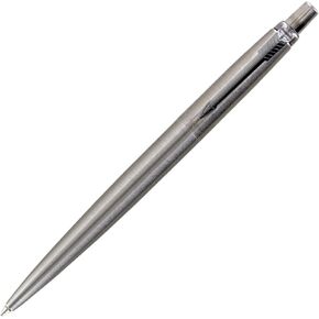 Parker Jotter Pen, Stainless Steel, Medium Point, Black Ink